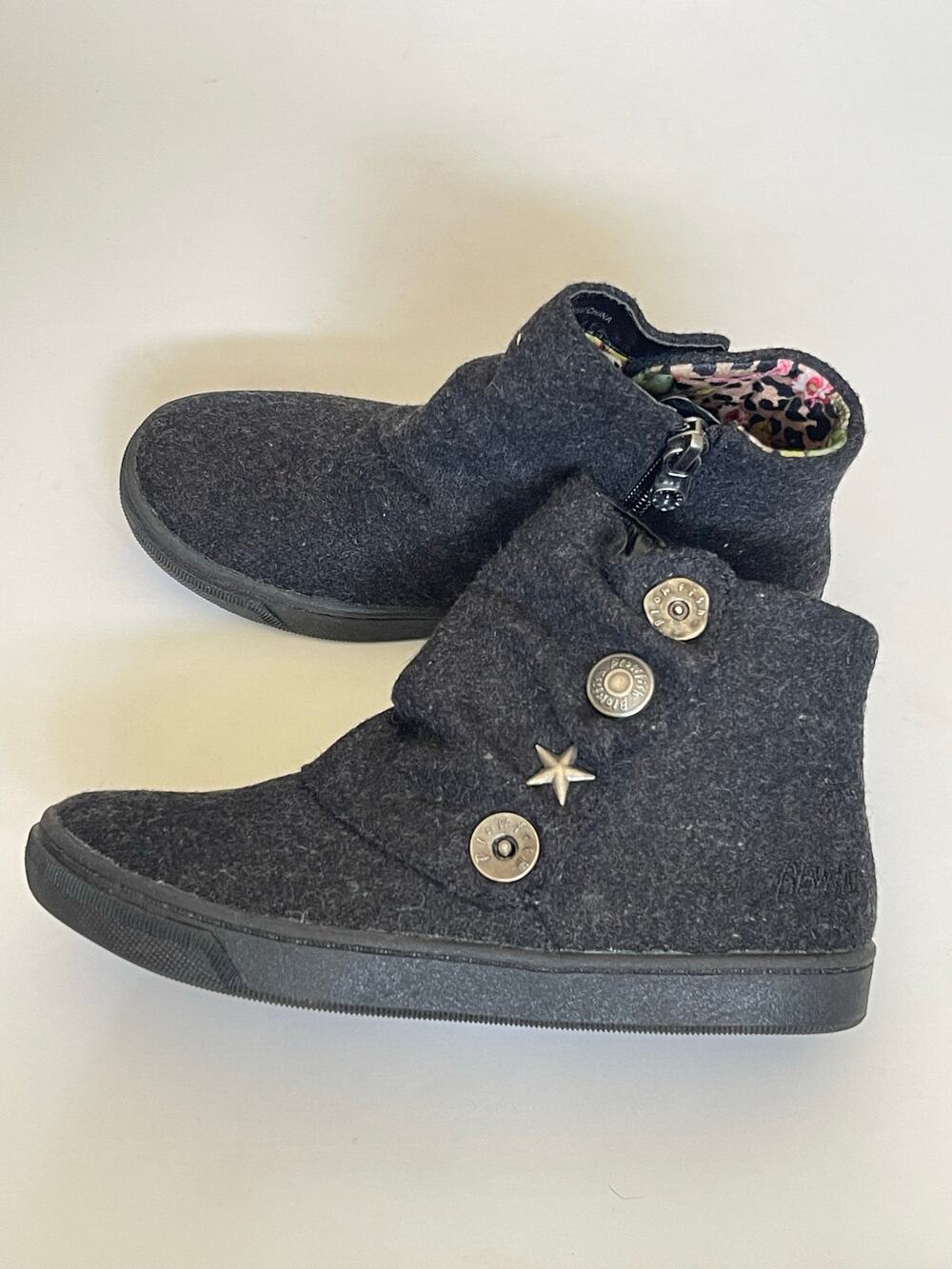 Blowfish Girls Siggy Gray Booties Size 13 Kids